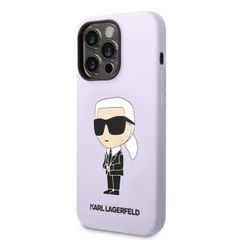 Karl Lagerfeld puzdro gumené Apple iPhone 14 Pro KLHCP14LSNIKBCU