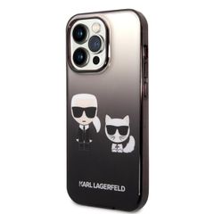 Karl Lagerfeld puzdro gumené Apple iPhone 14 Pro KLHCP14LTGKCK č
