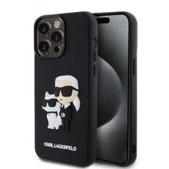 Karl Lagerfeld puzdro gumené Apple iPhone 14 Pro Max KLHCP14X3DR