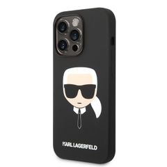 Karl Lagerfeld puzdro gumené Apple iPhone 14 Pro Max KLHCP14XSLK