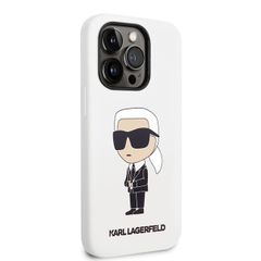 Karl Lagerfeld puzdro gumené Apple iPhone 14 Pro Max KLHCP14XSNI