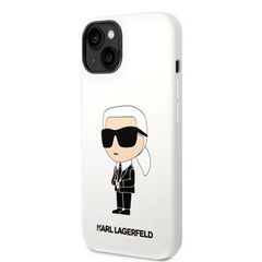 Karl Lagerfeld puzdro gumené Apple iPhone 14/13 KLHCP14SSNIKBCH