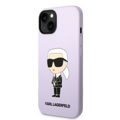 Karl Lagerfeld puzdro gumené Apple iPhone 14/13 KLHCP14SSNIKBCU