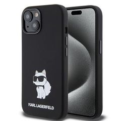 Karl Lagerfeld puzdro gumené Apple iPhone 15 KLHCP15SSNCHBCK čie