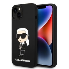 Karl Lagerfeld puzdro gumené Apple iPhone 15 KLHCP15SSNIKBCK čie