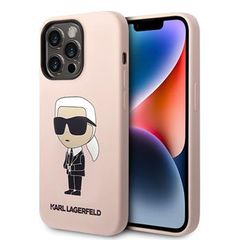 Karl Lagerfeld puzdro gumené Apple iPhone 15 Pro KLHCP15LSNIKBCP
