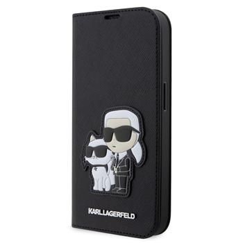 Karl Lagerfeld puzdro knižka Apple iPhone 14 Pro KLBKP14LSANKCPK
