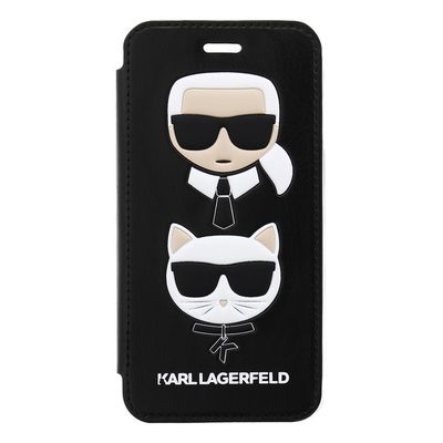 Karl Lagerfeld puzdro knižka Apple iPhone 8 KLFLBKI8KICKC Choupette či