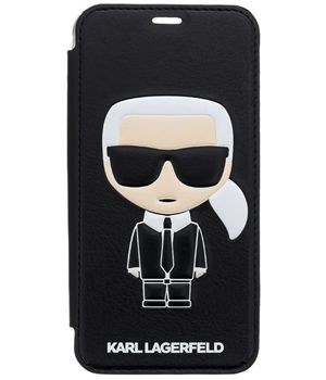 Karl Lagerfeld puzdro knižka Apple iPhone X/XS KLFLBKPXIKPUBK Ik