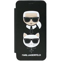 Karl Lagerfeld puzdro knižka Apple iPhone X/XS KLFLBKPXKICKC Cho