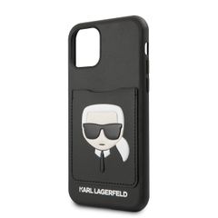 Karl Lagerfeld puzdro plastové Apple iPhone 11 KLHCN61CSKCBK čie