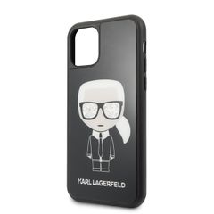 Karl Lagerfeld puzdro plastové Apple iPhone 11 KLHCN61DLFKBK čie