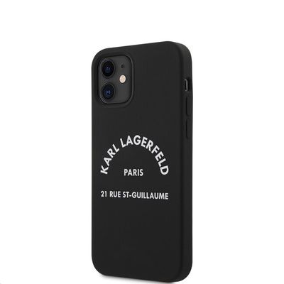 Karl Lagerfeld puzdro plastové Apple iPhone 12 Mini KLHCP12SSLSGRBK