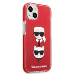 Karl Lagerfeld puzdro plastové Apple iPhone 13 Mini KLHCP13STPE2TR čer