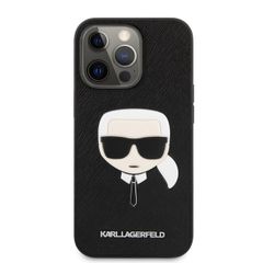 Karl Lagerfeld puzdro plastové Apple iPhone 13 Pro KLHCP13LSAKHBK čier
