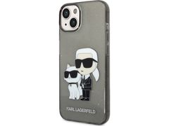 Karl Lagerfeld puzdro plastové Apple iPhone 14 KLHCP14SHNKCTGK čierne