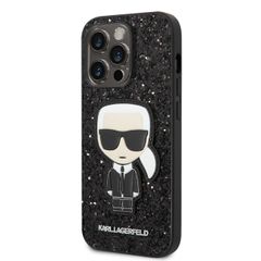 Karl Lagerfeld puzdro plastové Apple iPhone 14 Pro KLHCP14LGFKPK čiern