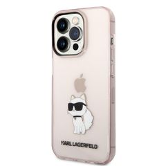 Karl Lagerfeld puzdro plastové Apple iPhone 14 Pro KLHCP14LHNCHT