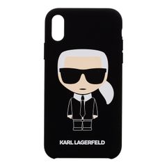 Karl Lagerfeld puzdro plastové Apple iPhone XR KLHCI61SLFKBK čie