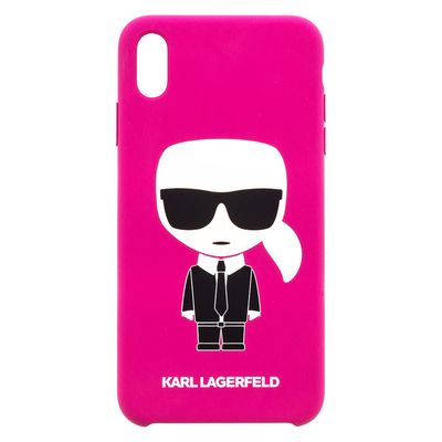 Karl Lagerfeld puzdro plastové Apple iPhone XS Max KLHCI65SLFKFU