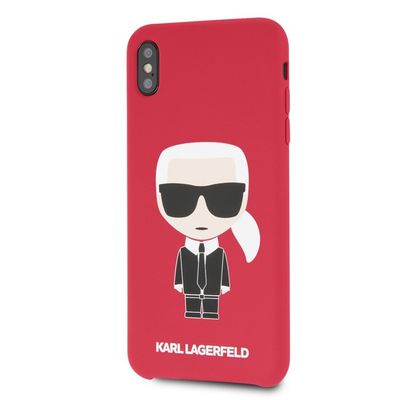 Karl Lagerfeld puzdro plastové Apple iPhone XS Max KLHCI65SLFKRE