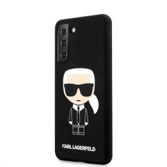 Karl Lagerfeld puzdro plastové Samsung G990 Galaxy S21 KLHCS21SSLFBK č