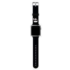 Karl Lagerfeld remienok pre Apple Watch 38/40mm KLAWMSLKK čierny