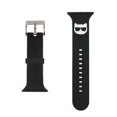 Karl Lagerfeld remienok pre Apple Watch 42/44mm KLAWLSLCK čierny