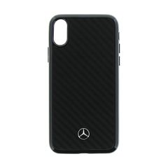Mercedes puzdro plastové Apple iPhone X/XS MEHCPXRCABK Carbon či