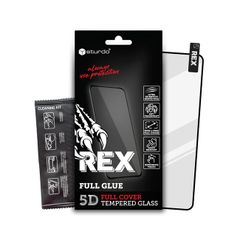 Ochranné sklo Apple iPhone 15 Pro Max Rex 5D Full Glue čierne