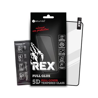 Ochranné sklo Apple iPhone 15 Pro Rex 5D Full Glue čierne