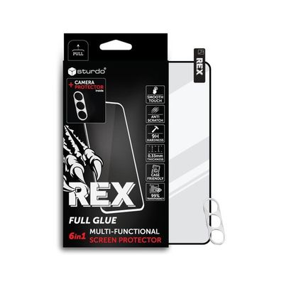 Ochranné sklo Samsung A546 Galaxy A54 5G Rex 5D Full Glue 6v1 čierne