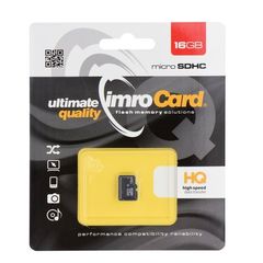 Pamäťová karta 16GB Imro microSDHC class 6 bez adaptéra PT