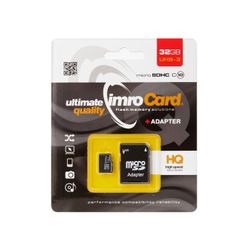 Pamäťová karta 32GB Imro microSD class UHS-3 s adaptérom