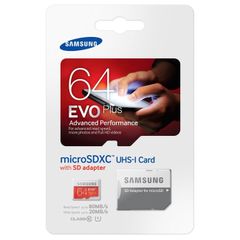Pamäťová karta 64GB Samsung microSDXC class 10 s adaptérom