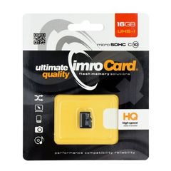 Pamäťová karta 16GB Imro microSDHC class 4 bez adaptéra