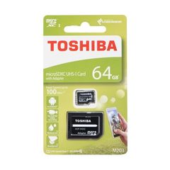 Pamäťová karta 64GB Toschiba microSDXC class 10 s adaptérom