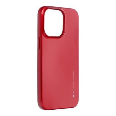 Puzdro gumené Apple iPhone 13 Pro Jelly Mercury červené