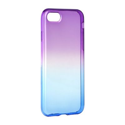 Puzdro gumené Apple iPhone 6/6S Ombre modro-fialové PT