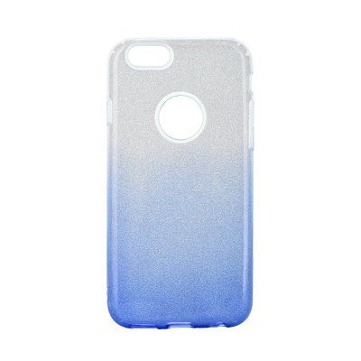 Puzdro gumené Apple iPhone 6/6S Shining transparentno-modré PT