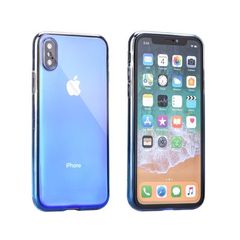 Puzdro gumené Apple iPhone X/XS Blueray modré PT