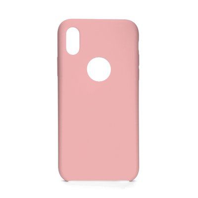 Puzdro gumené Apple iPhone X/XS Forcell silicone růžové