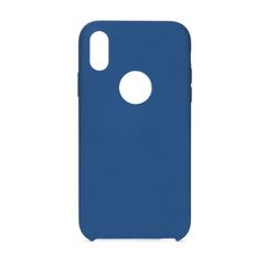 Puzdro gumené Apple iPhone XR Forcell silicone tmavo modre