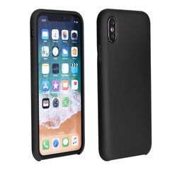 Puzdro gumené Apple iPhone X/XS Max Forcell silicone čierné