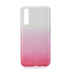 Puzdro gumené Huawei P20 Pro Shinig transparentno-ružové PT
