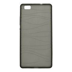 Puzdro gumené Huawei P8 Lite Waves šedé