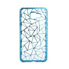 Puzdro gumené Samsung A510 Galaxy A5 2016 Luxury Metalic modré P