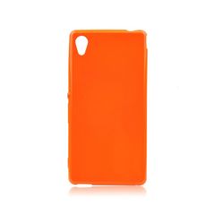 Puzdro gumené Samsung G920 Galaxy S6 Jelly Case Flash oranžové P