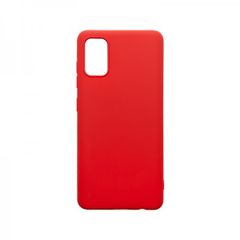 Puzdro gumené Samsung A415 Galaxy A41 matné červené