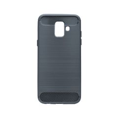 Puzdro gumené Samsung A600 Galaxy A6 Carbon šedé PT